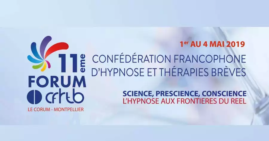 Affiche du 11ème Forum de la Confédération Francophone d'Hypnose et Thérapies Brèves