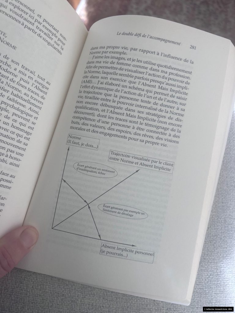 Schéma publié en 2011 chez Hermann, dans l’ouvrage collectif Pistes narratives : Pour
faire face au sentiment d’échec personnel et professionnel
© Catherine Besnard-Péron, Hermann Éditions, 2011.